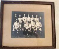Vintage Framed Photo of a Baseball Team