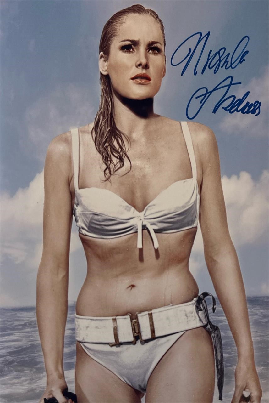 Autograph COA Ursula Andress Photo