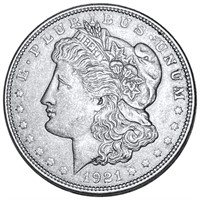1921 Morgan Silver Dollar CLOSELY UNCIRCULATED