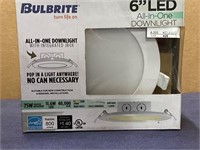 BULBRITE 6” LED All-In-One DOWNLIGHT