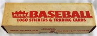 Vintage Fleer Baseball Cards Factory Sealed Box