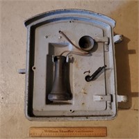 Antique Cast Iron Call Box - Missing Door