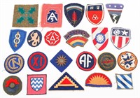 WWII - POST WAR OCCUPATION US THEATER MADE PATCHES