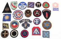 WWII - POST WAR OCCUPATION US THEATER MADE PATCHES