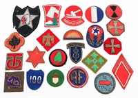 WWII - POST WAR OCCUPATION US THEATER MADE PATCHES