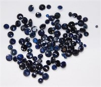 27.26 CTS ROUND SAPPHIRES.