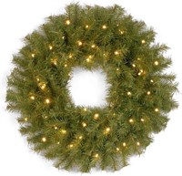 National Tree Company Pre-Lit Christmas Wreath