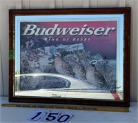 Budweiser King of Beers Mirror 36” X 28”