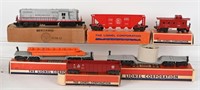 LIONEL 2328 ENGINE & 5 CARS, w/ BOXES