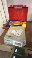 Lot of surge protector, box cutter, etc