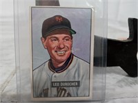 1951 Bowman Baseball Card #233 Leo Durocher