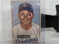 1951 Bowman Baseball Card #81 Carl Furillo