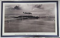 "Amelia Earhart In Flight" Lithograph