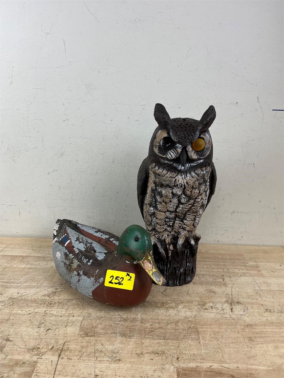 Rubber Duck & Plastic Owl