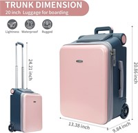 LemoHome Luggage  20  Spinner (Pink) (READ!!!)
