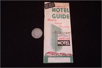 Vintage 1953-54 American Motel Association Guide