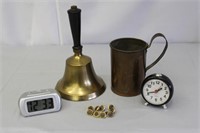 Bell, Mug, Clocks, American Legion Buttons