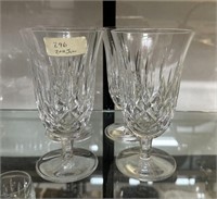 4 Waterford Kildare Crystal Iced Tea Glasses