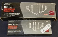 Tool Shop 28pc Combination Wrench Set Metric & SAE