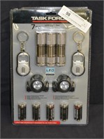 Task Force 7pc LED Light Set New in Package