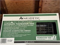 6- Automatic foundation vents in boxes