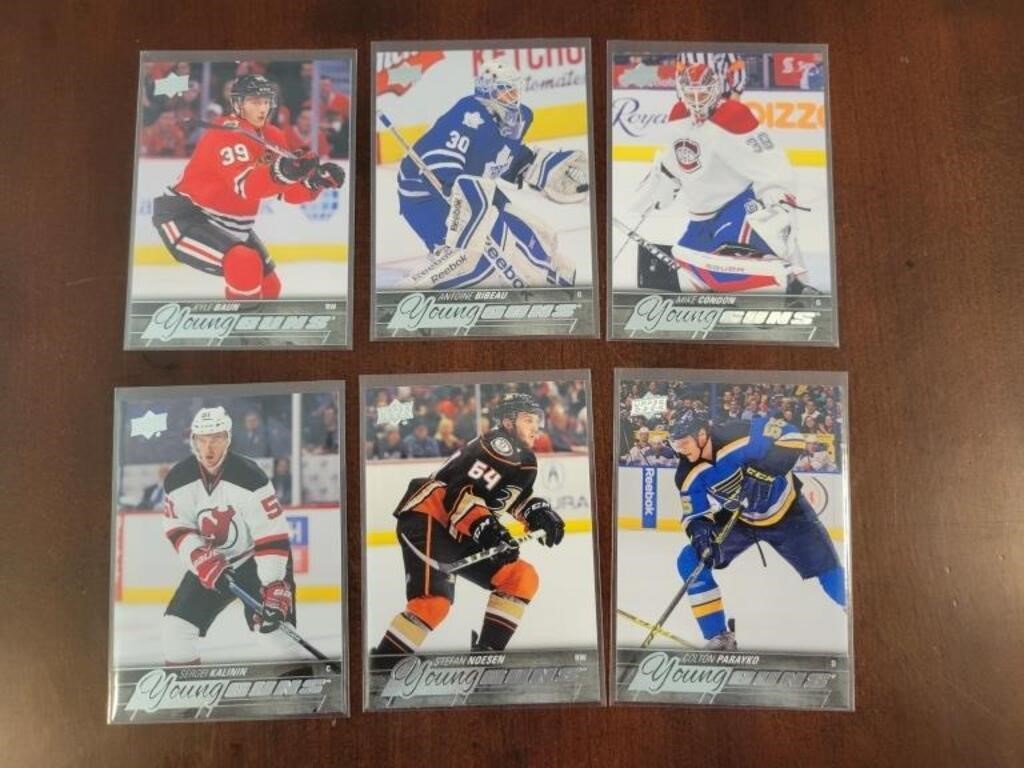 YOUNG GUNS UPPER DECK HOCKEY TRADING CARDS