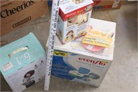 potty trainer, baby carrier, etc