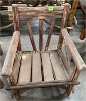 Rustic chair-29"tall,24”deep,24”across