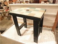 SMALL TABLE, 18 1/2" T X 12" W