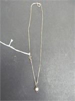 Italy 925 necklace w 925 charm