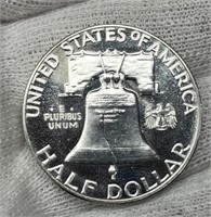 1957 Proof Franklin Half Dollar
