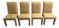 Floral Upholstered Dining Chairs