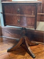 Brass Footed Smoking Cabinet