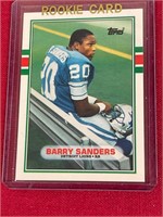 BARRY SANDERS 1989 TOPPS ROOKIE CARD