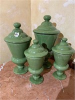 4 Decorative Urns