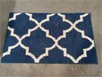 Blue and White Small Rug