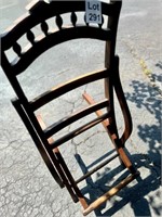 Antique Wooden Chair No Seat