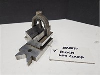 Starrett "V" Block w Clamp Machimnist Tool