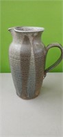 Stoneware Pitcher  9.75" tall x 4.5 " at top