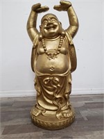 Large gold plaster Buddha statue
