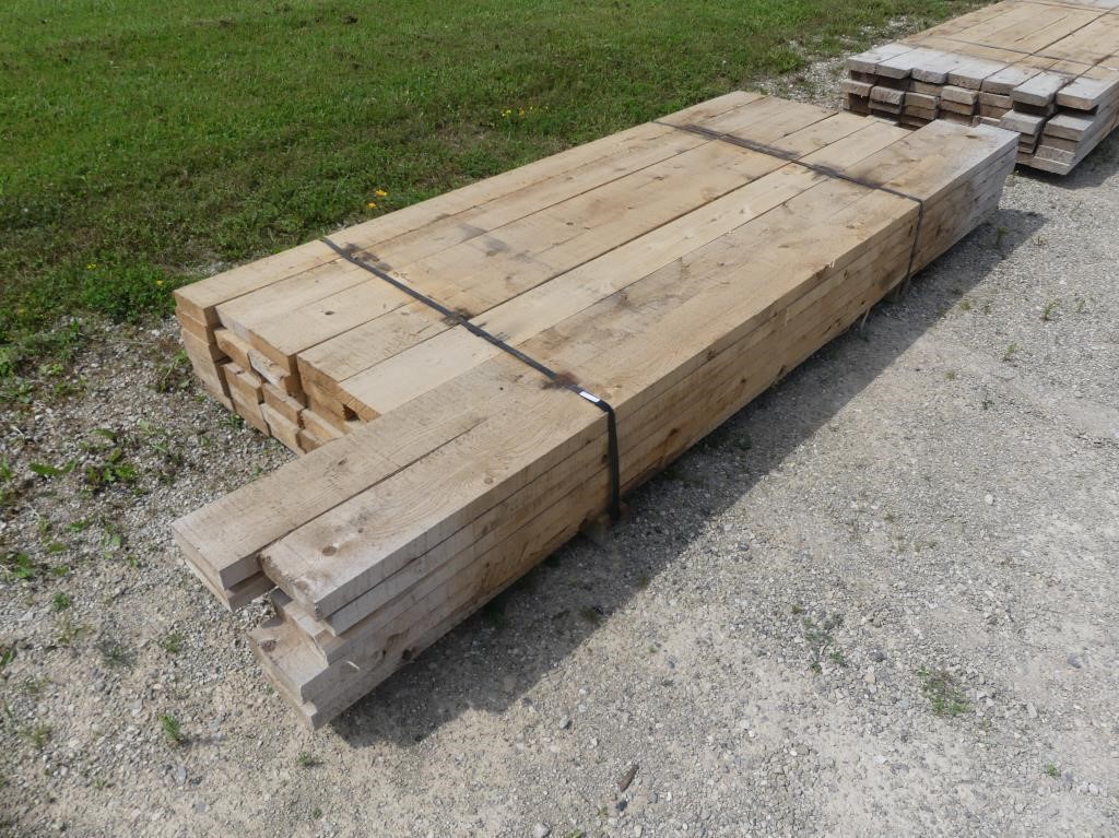 42 PCS. 2" x 6" x 8'-10' ROUGH CUT WHITE CEDAR