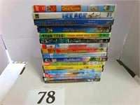LOT OF CHILDRENS DVDS