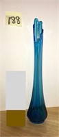 18 inch Blue Swung Vase