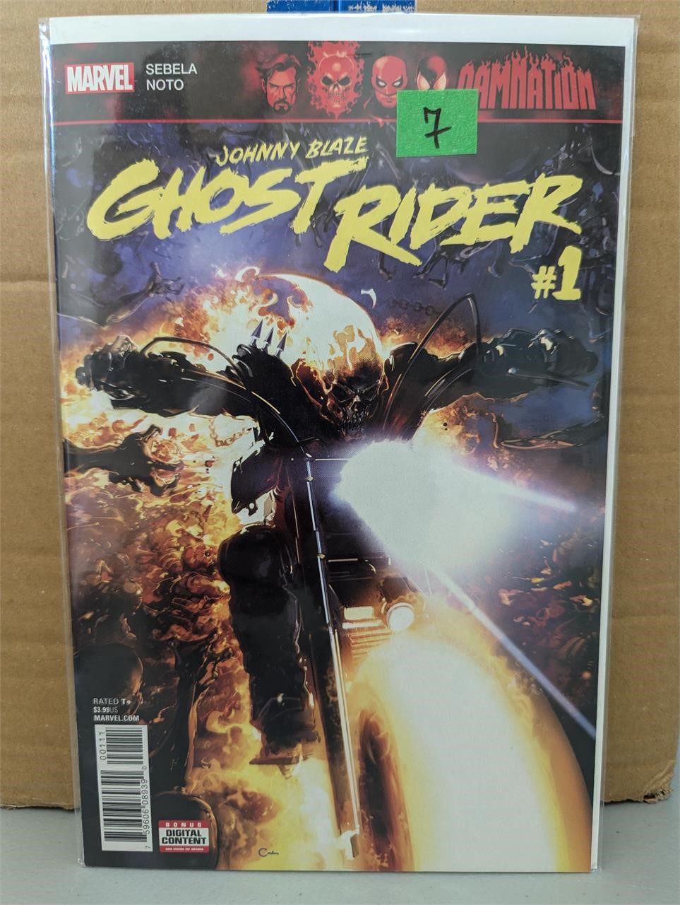 Damnation: Johnny Blaze - Ghost Rider #1A