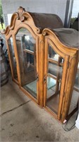 Lighted china cabinet top