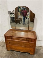 Antique Dresser w/ Mirror