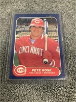 1986 Fleer 191 Pete Rose Card