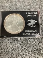 1 Troy Oz American Silver Eagle  .999 Fine