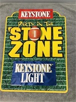 Metal Keystone Sign  Approx. 15 1/4 x 23