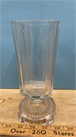 Pressed Glass Vase (8"H)